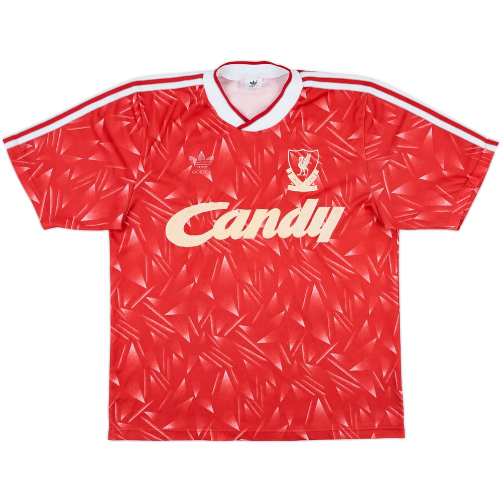 1989-91 Liverpool Home Shirt - 4/10 - (M)