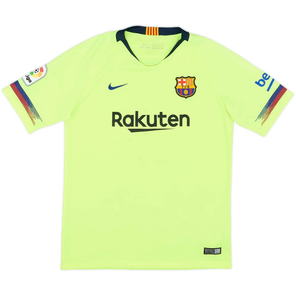2018-19 Barcelona Away Shirt - 5/10 - (XL.Boys)