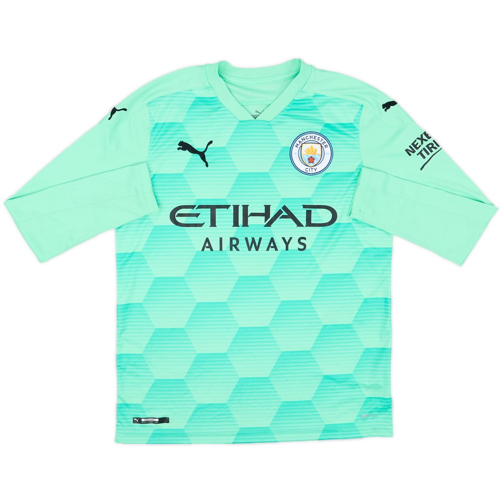 2020-21 Manchester City GK Shirt - 9/10 - (L.Boys)