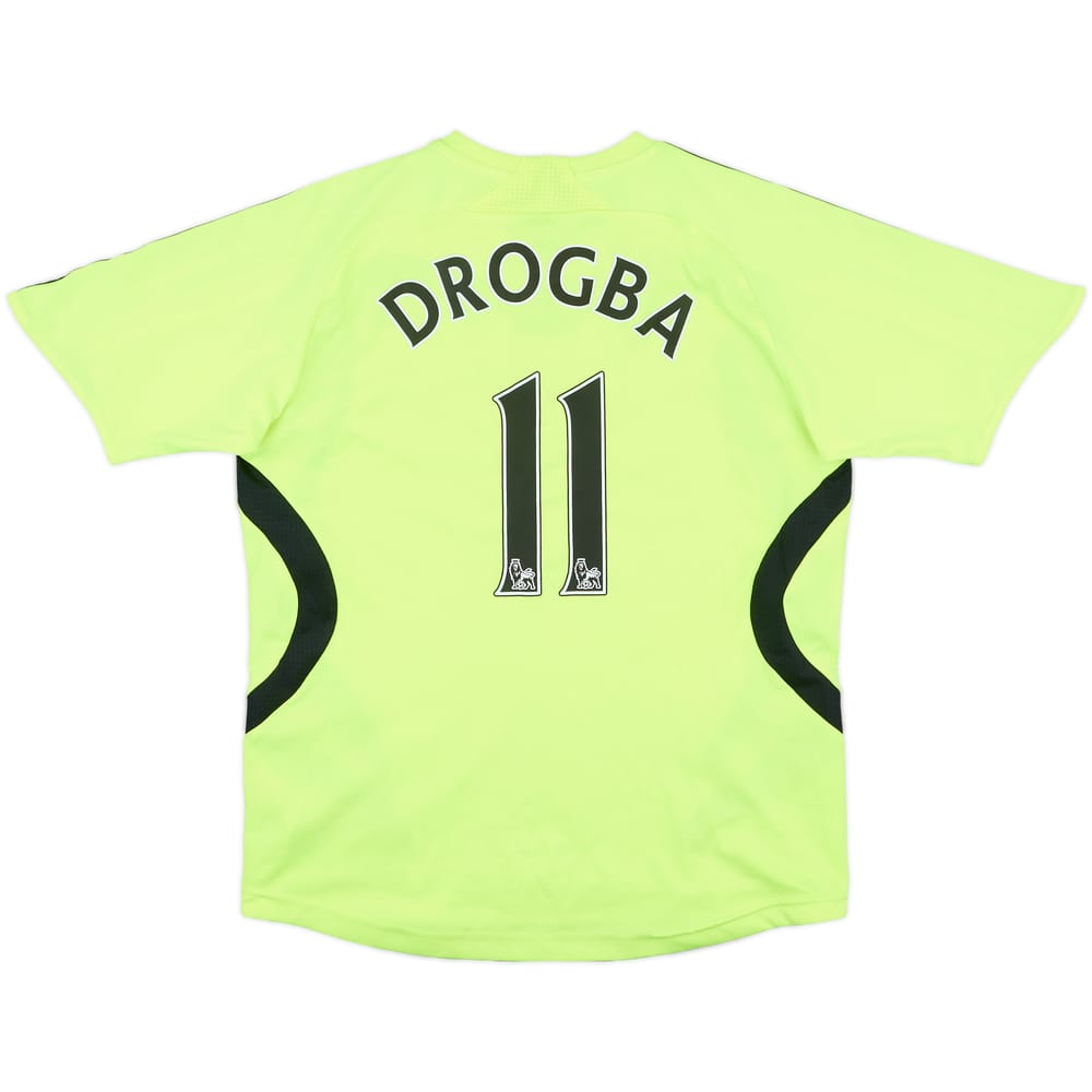 2007-08 Chelsea Signed Away Shirt Drogba #11 - 7/10 - (S.Boys)