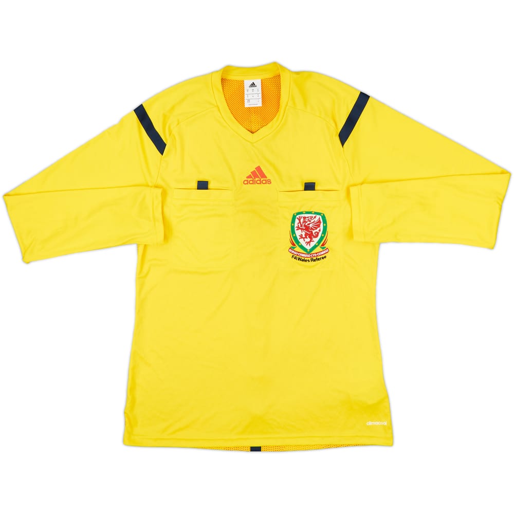 2013-14 Wales adidas Referee L/S Shirt - 8/10 - (M)