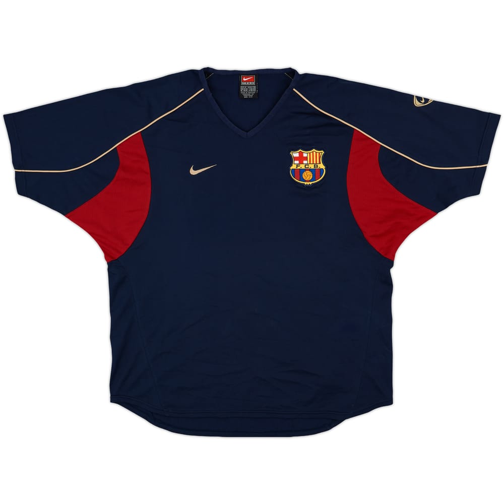 2001-02 Barcelona Nike Training Shirt - 9/10 - (M)