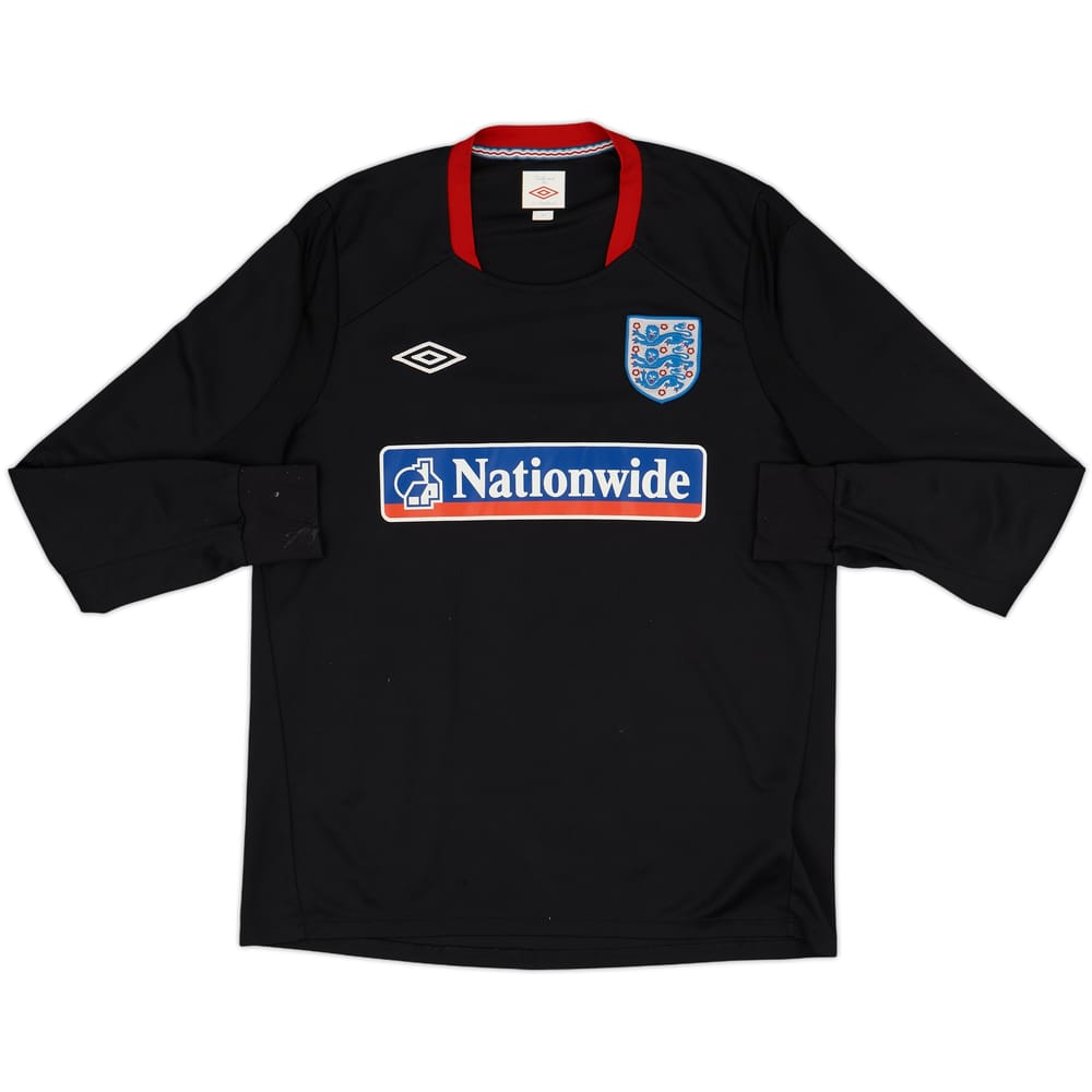 2010-11 England Umbro Training L/S Shirt - 7/10 - (M)