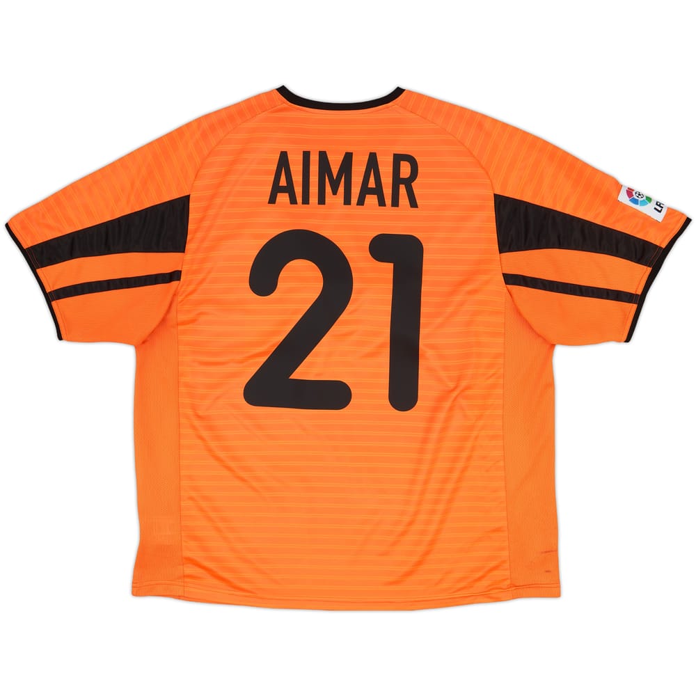 2001-02 Valencia Away Shirt Aimar #21 - 6/10 - (XL)
