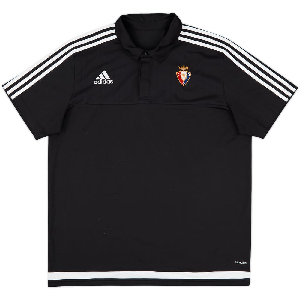 2015-16 Osasuna adidas Polo Shirt - 8/10 - (XL)