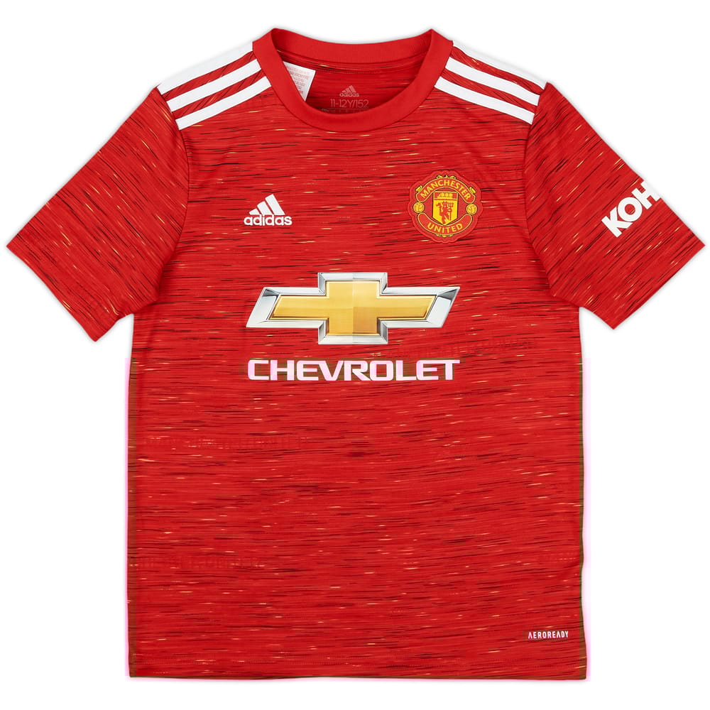 2020-21 Manchester United Home Shirt - 9/10 - (M.Boys)
