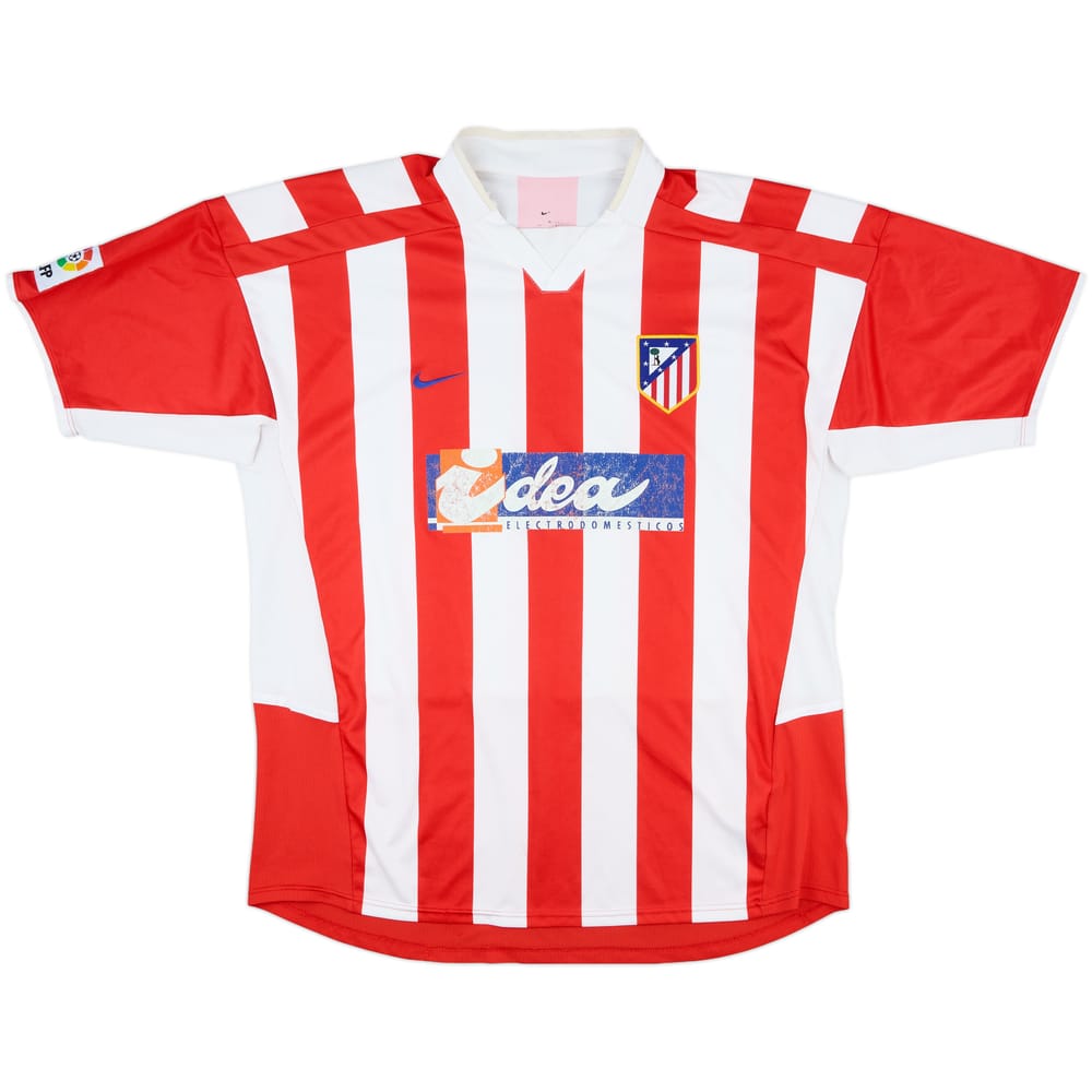 2002-03 Atletico Madrid Home Shirt - 5/10 - (XL)