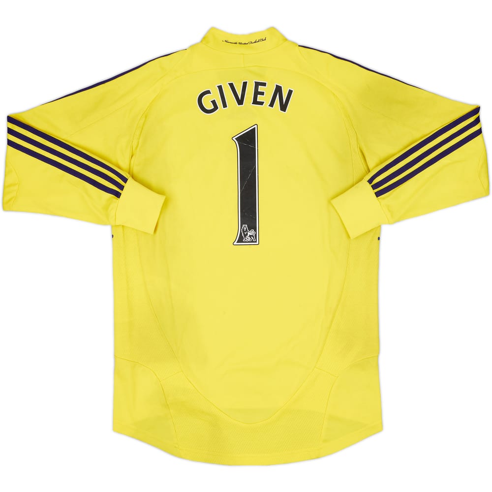 2008-09 Newcastle GK Shirt Given #1 - 5/10 - (S)