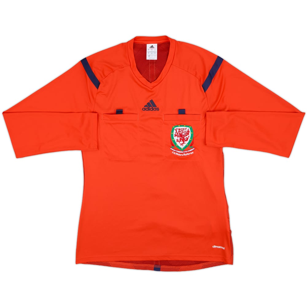2013-14 Wales FA adidas Referee L/S Shirt - 9/10 - (M)