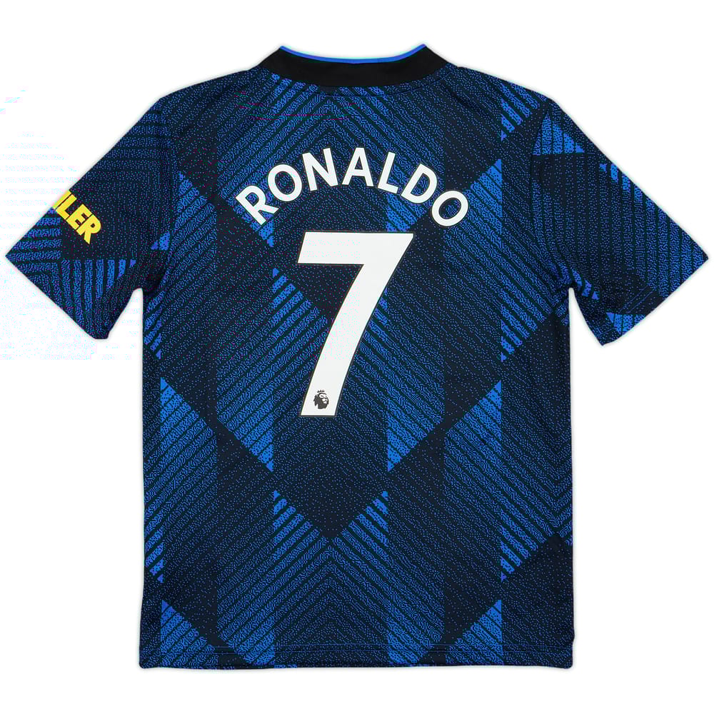 2021-22 Manchester United Third Shirt Ronaldo #7 - 9/10 - (S.Boys)