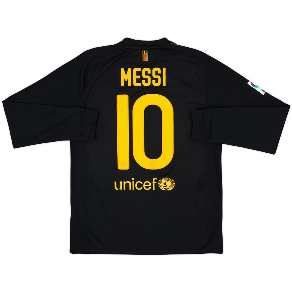 2011-12 Barcelona Away L/S Shirt Messi #10 - 7/10 - (M)