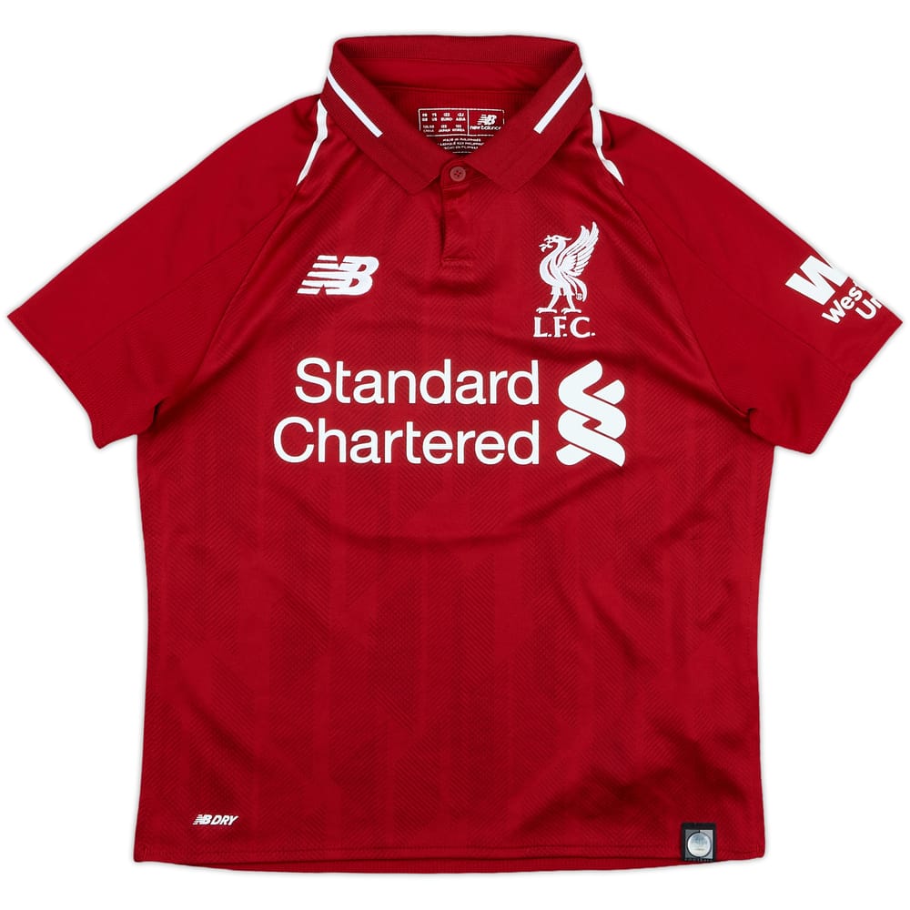 2018-19 Liverpool Home Shirt - 7/10 - (S.Boys)