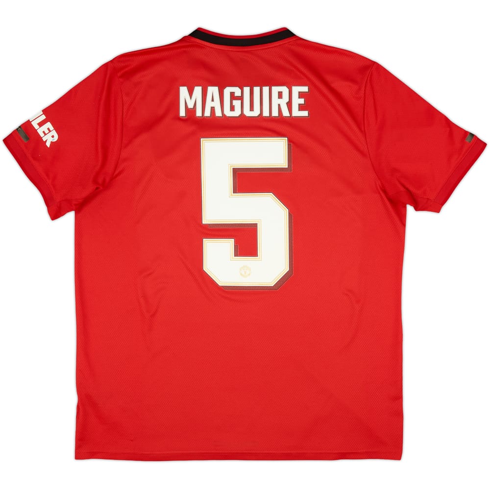 2019-20 Manchester United Home Shirt Maguire #5 - 7/10 - (XL)