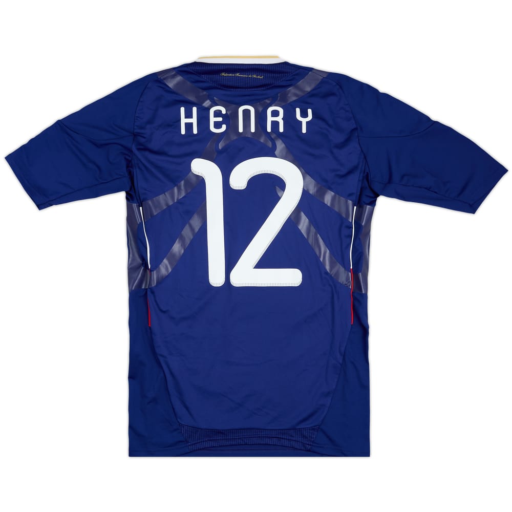 2009-10 France Player Issue Techfit Home Shirt Henry #12 - 8/10 - (XL)