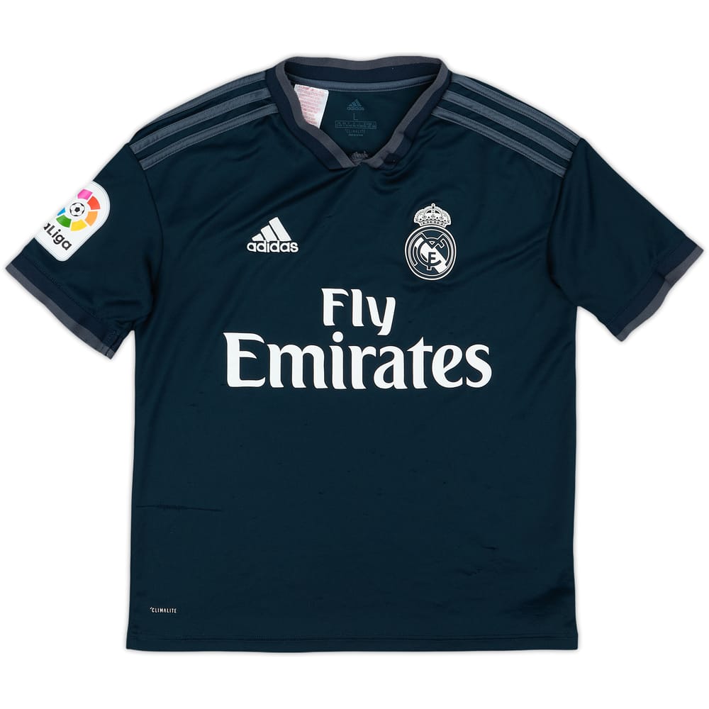 2018-19 Real Madrid Away Shirt - 6/10 - (L.Boys)