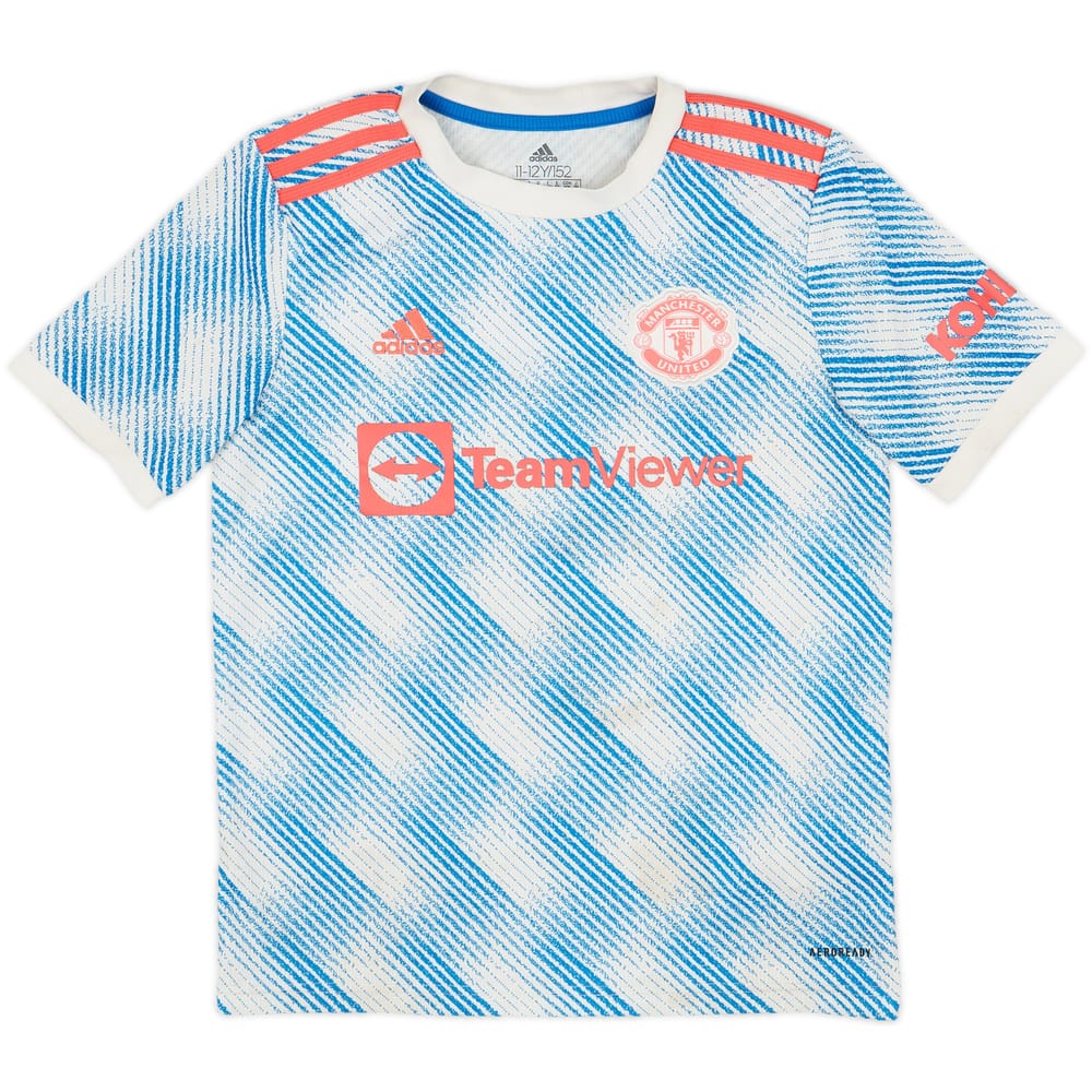 2021-22 Manchester United Away Shirt - 7/10 - (M.Boys)