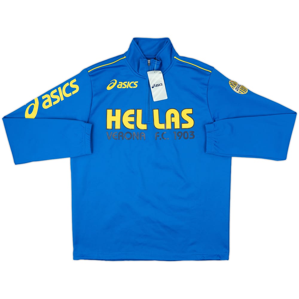 2007-08 Hellas Verona Asics 1/4 Zip Drill Top (L)