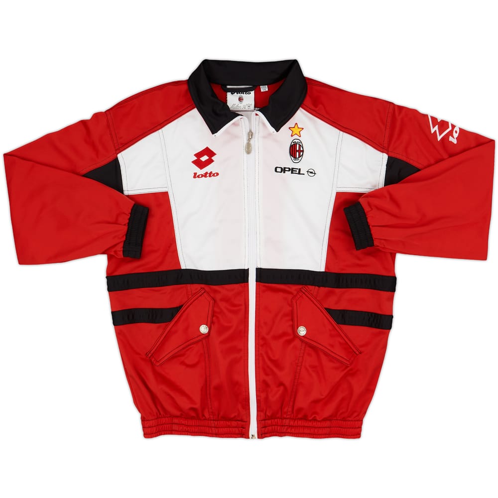 1994-95 AC Milan Lotto Track Jacket - 9/10 - (XL.Boys)