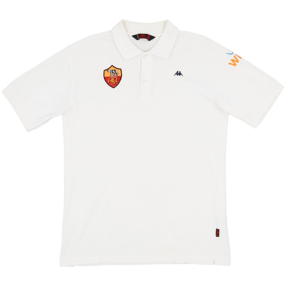2001-02 Roma Kappa Polo Shirt - 7/10 - (XL)
