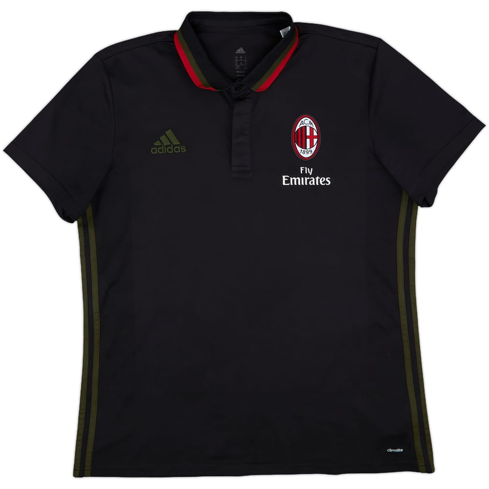 2016-17 AC Milan adidas Polo Shirt - 7/10 - (XL)