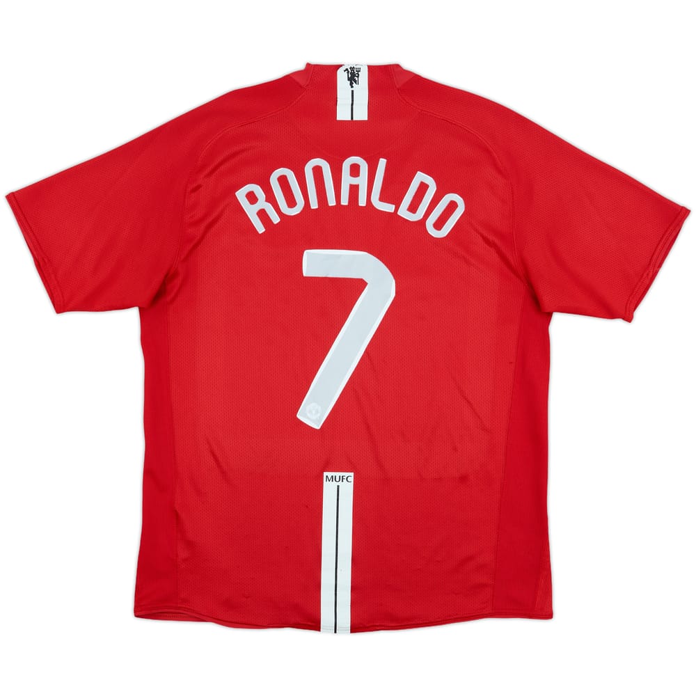 2007-09 Manchester United Home Shirt Ronaldo #7 - 6/10 - (L)
