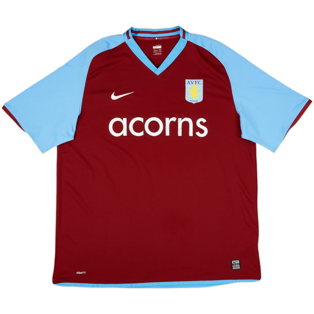 2008-09 Aston Villa Home Shirt - 5/10 - (XXL)