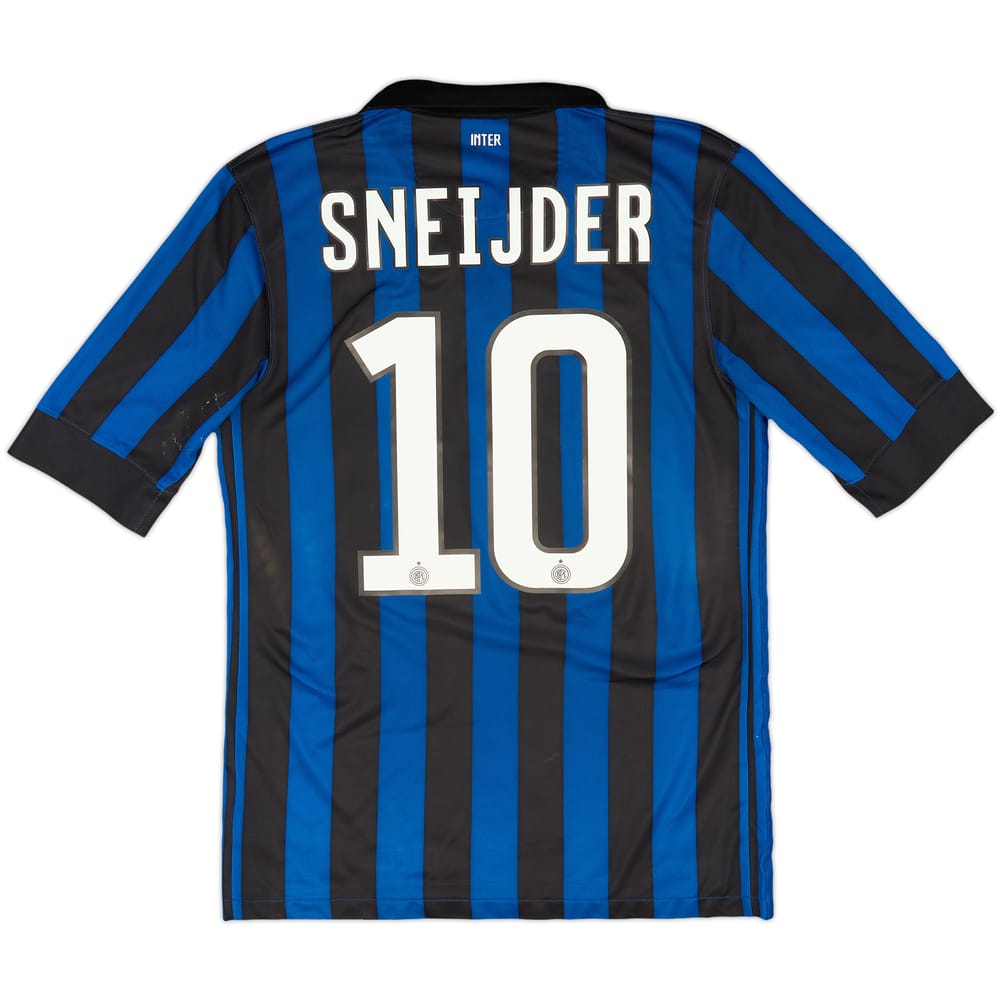 2011-12 Inter Milan Home Shirt Sneijder #10 - 6/10 - (S)