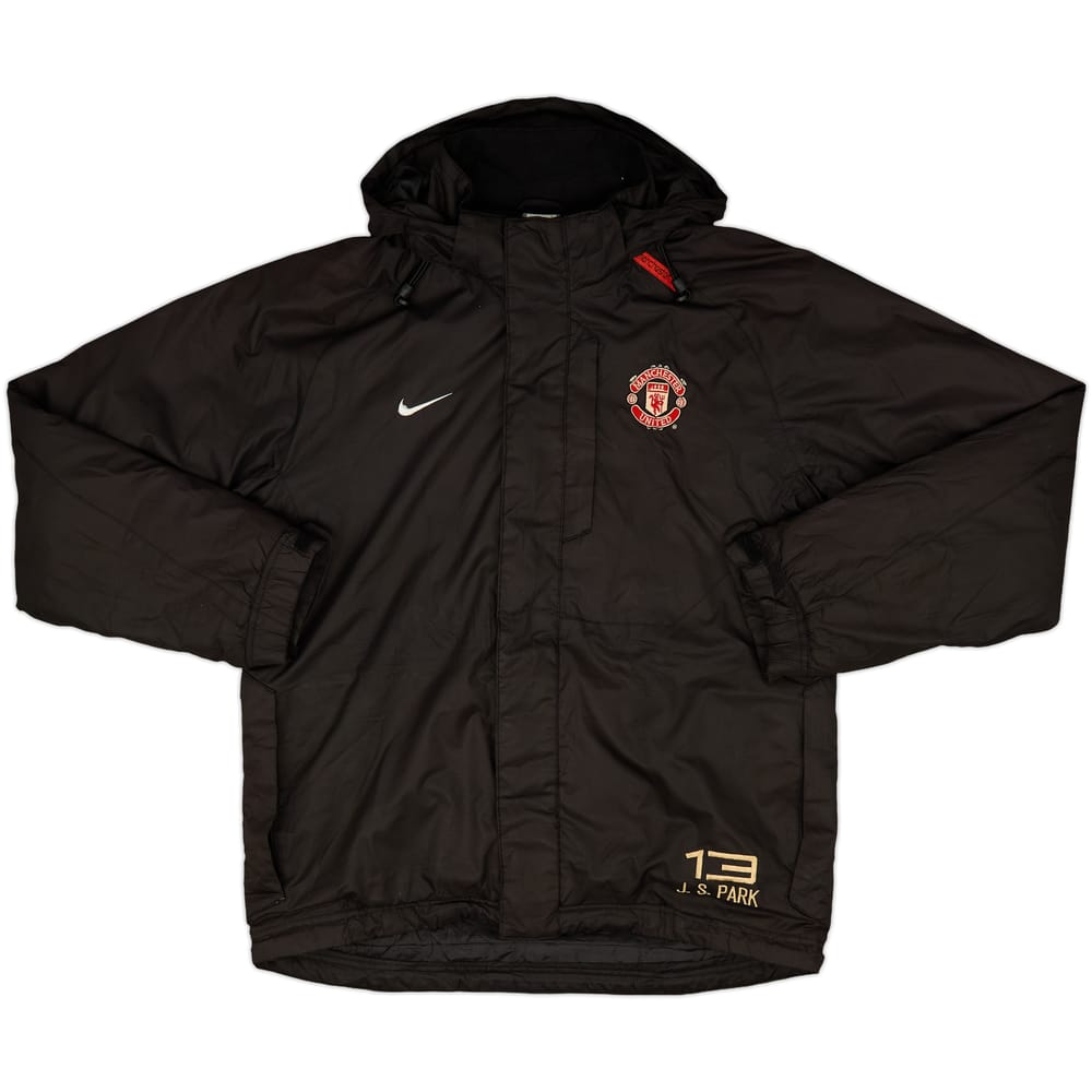 2007-08 Manchester United Nike Bench Coat J.S.Park #13 - 5/10 - (L)
