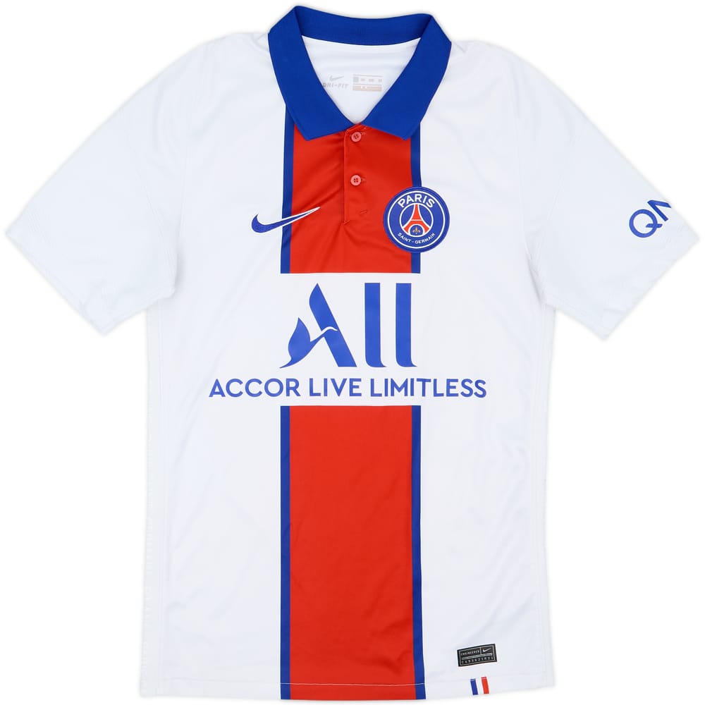 2020-21 Paris Saint-Germain Away Shirt - 7/10 - (XS)