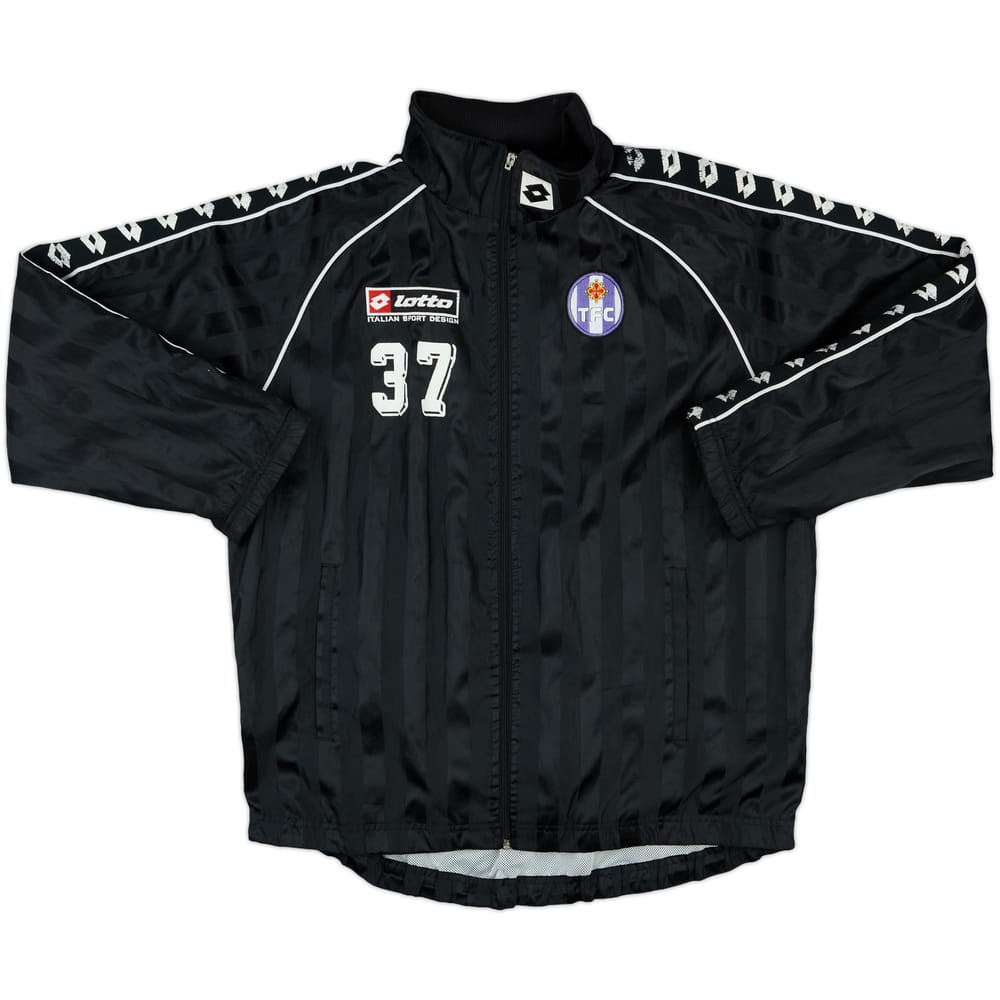 2001-03 Toulouse Player Issue Lotto Track Jacket #37 - 6/10 - (M)