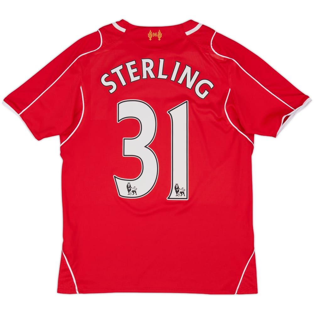 2014-15 Liverpool Home Shirt Sterling #31 - 7/10 - (L.Boys)
