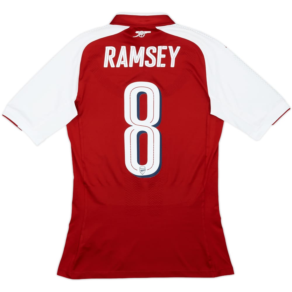 2017-18 Arsenal Player Issue (ACTV Fit) Home Shirt Ramsey #8 - 7/10 - (M)