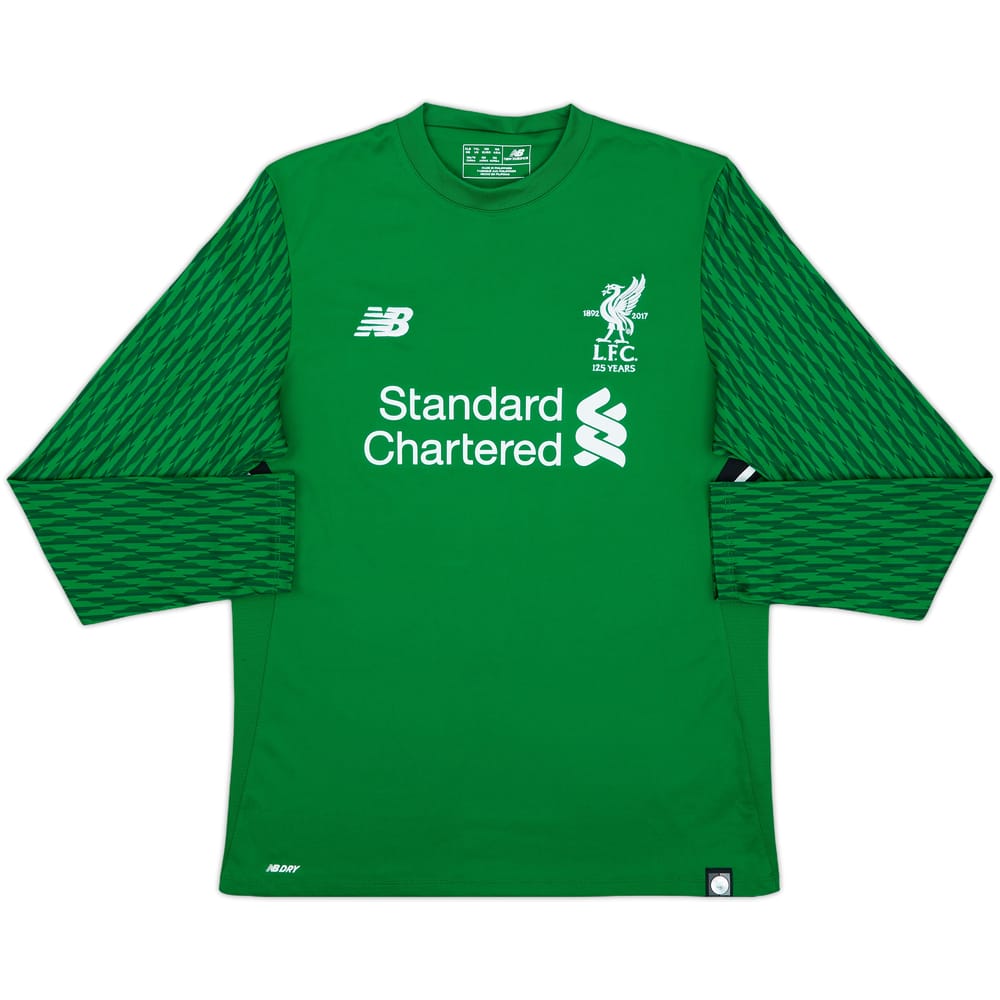 2017-18 Liverpool '125 Years' GK Shirt - 8/10 - (XL.Boys)