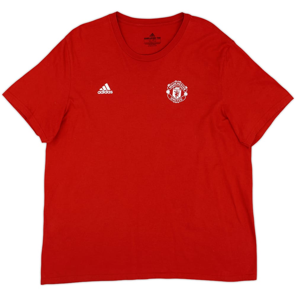 2018-19 Manchester United adidas Cotton Tee Rashford #10 - 8/10 - (XL)