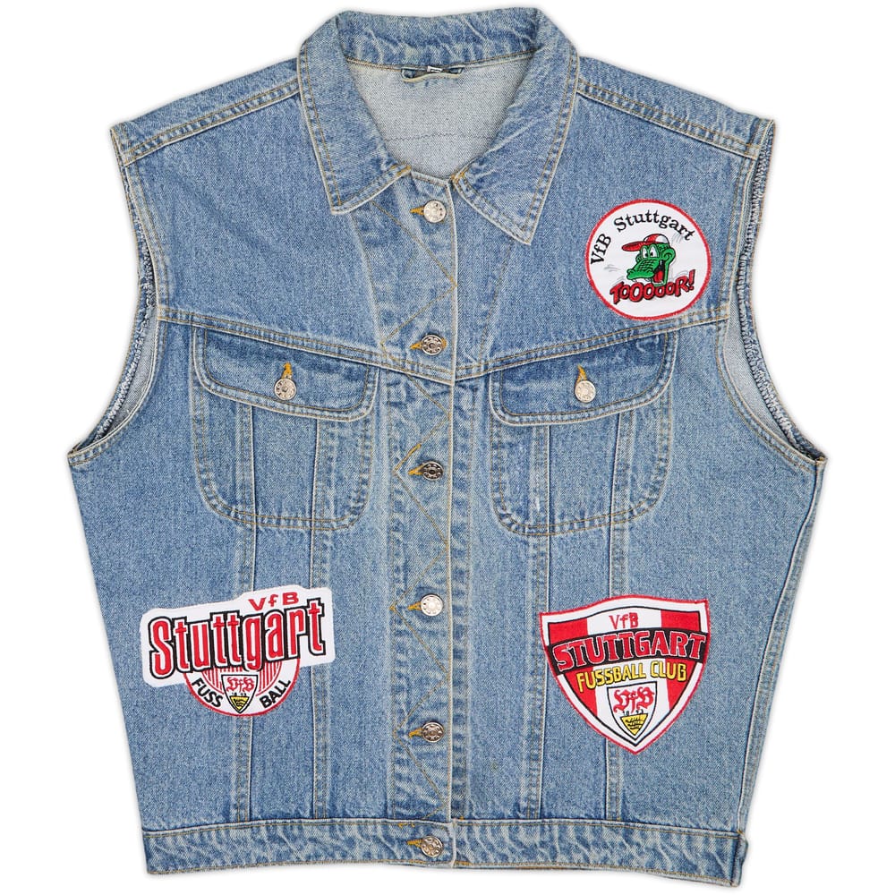 1990s Stuttgart Denim 'Kutte' Jacket - 8/10 - (L)