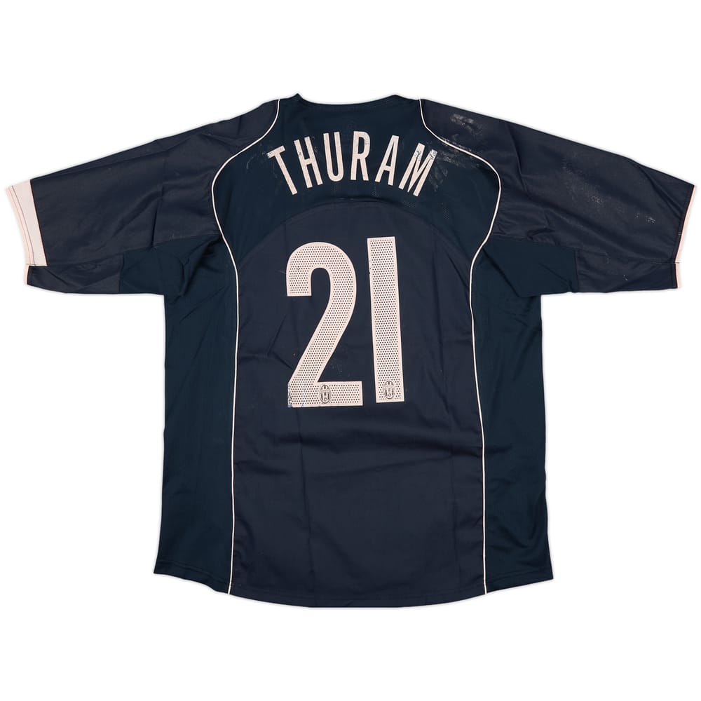 2004-05 Juventus Away Shirt Thuram #21 - 4/10 - (XL)