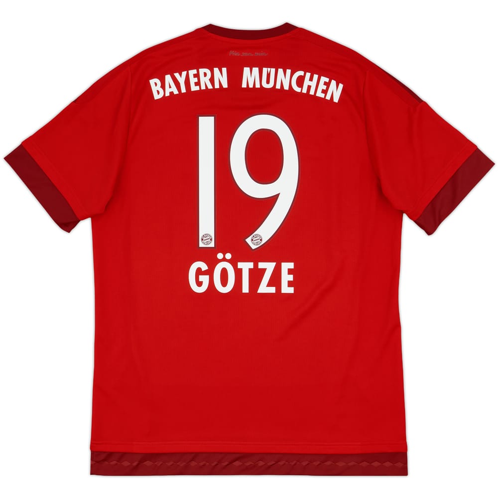 2015-16 Bayern Munich Home Shirt Gotze #19 - 10/10 - (L)