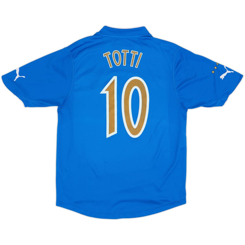 2003-04 Italy Home Shirt Totti #10 - 6/10 - (XL)
