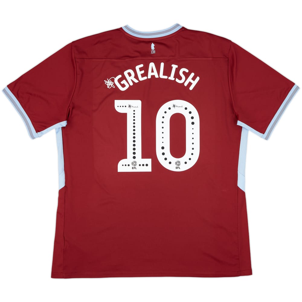 2018-19 Aston Villa Home Shirt Grealish #10 - 8/10 - (XXL)