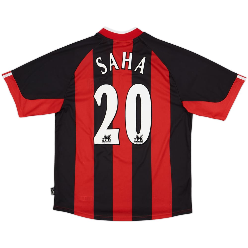 2001-02 Fulham Away Shirt Saha #20 - 7/10 - (L)