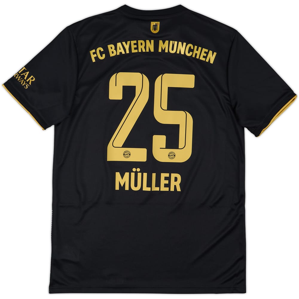 2021-22 Bayern Munich Away Shirt Muller #25 (M)