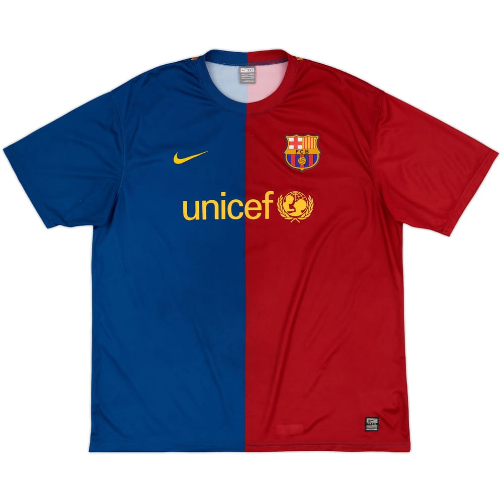 2008-09 Barcelona Basic Home Shirt - 6/10 - (XXL)