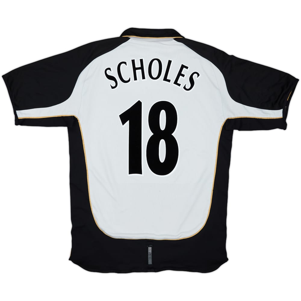 2001-02 Manchester United Centenary Away/Third Shirt Scholes #18 - 5/10 - (L)