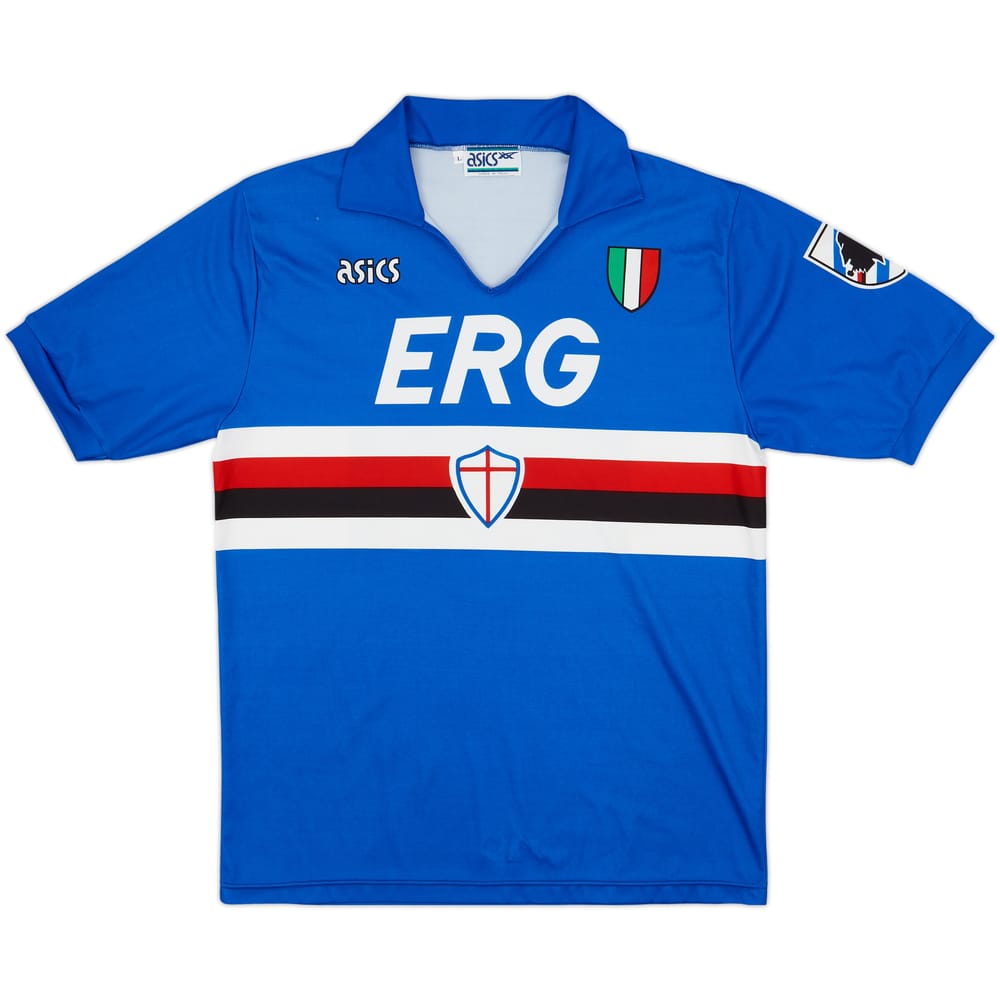 1991-92 Sampdoria Home Shirt - 7/10 - (L)