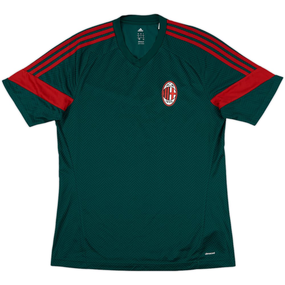 2014-15 AC Milan adidas Training Shirt - 9/10 - (L)