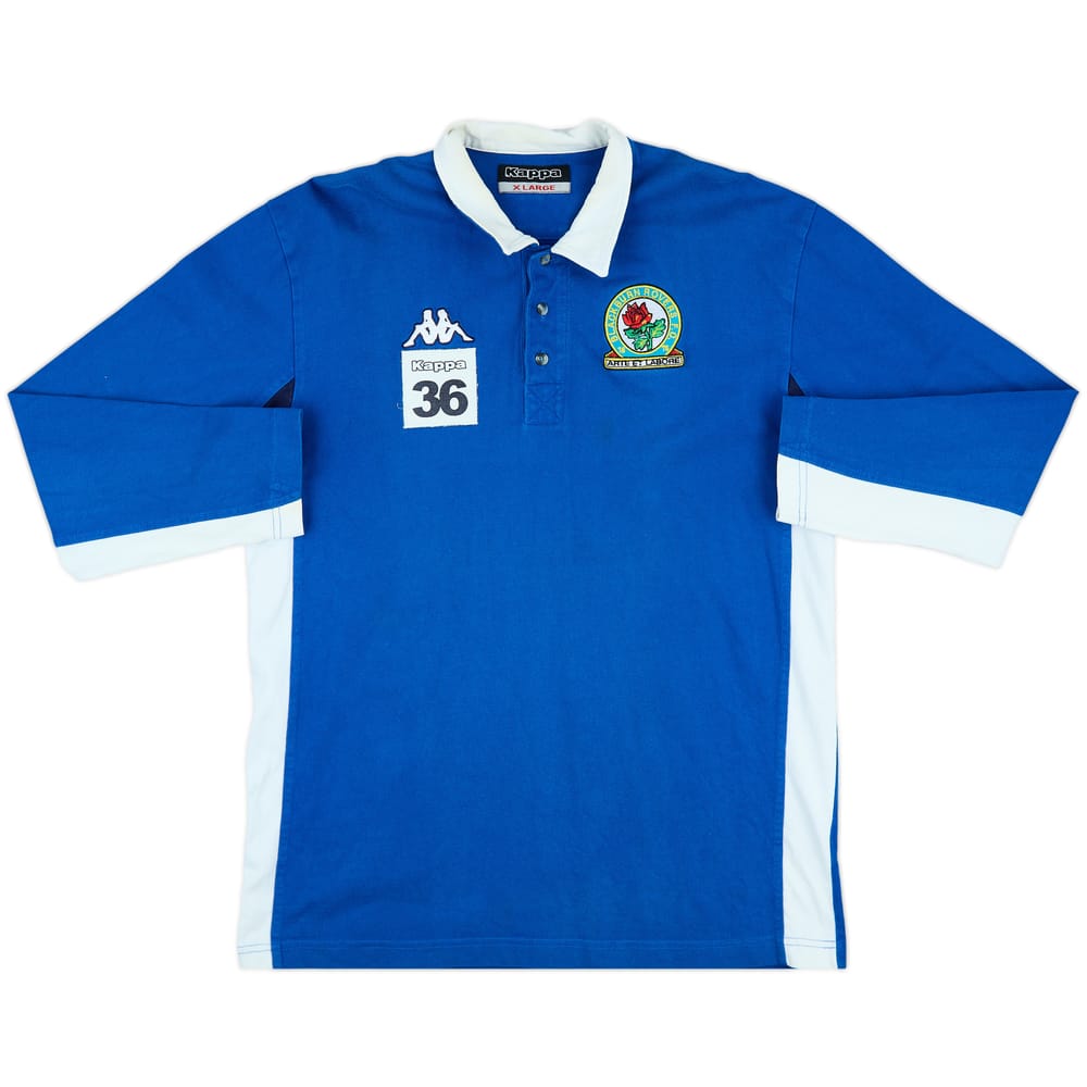 2002-03 Blackburn Rovers Player Issue Kappa Rugby Training Shirt #36 - 8/10 - (XL)