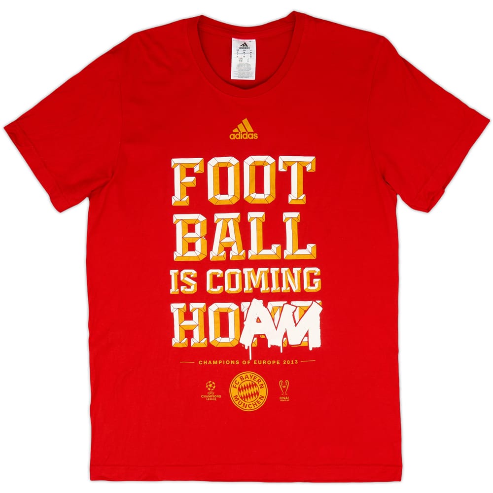 2013-14 Bayern Munich adidas Graphic Tee - 8/10 - (M)