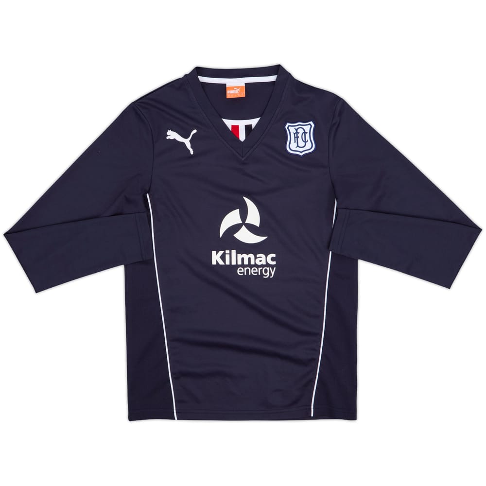 2013-14 Dundee FC Home L/S Shirt - 8/10 - (S)