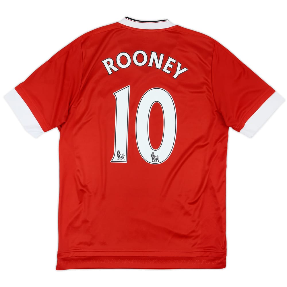 2015-16 Manchester United Home Shirt Rooney #10 - 6/10 - (M)