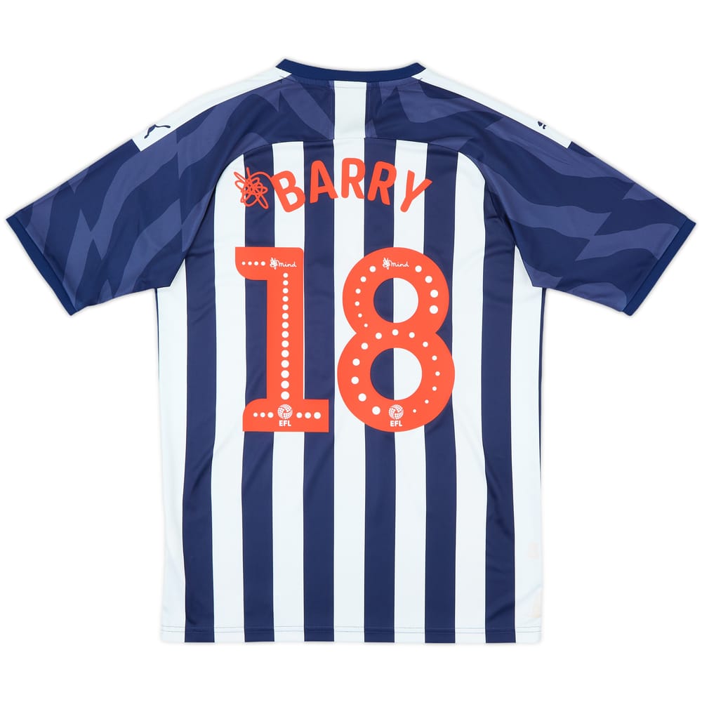 2019-20 West Brom Authentic Home Shirt Barry #18 - 9/10 - (M)